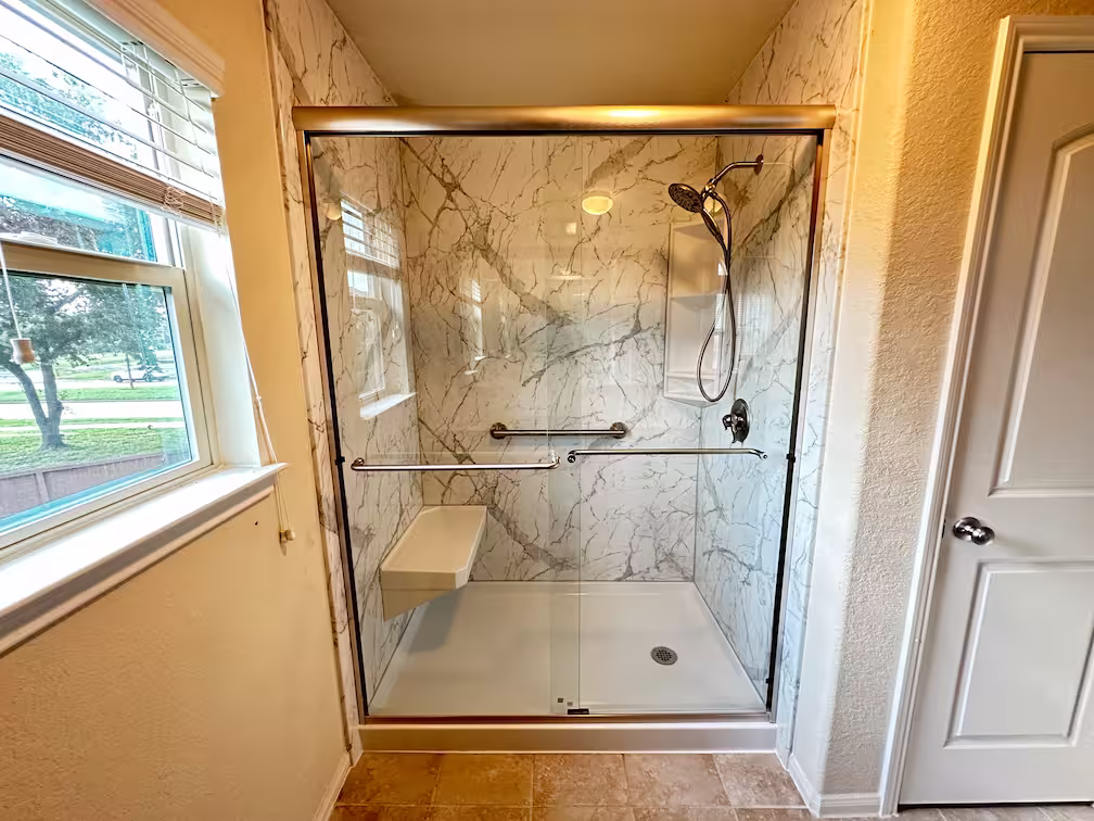 After bathroom remodel